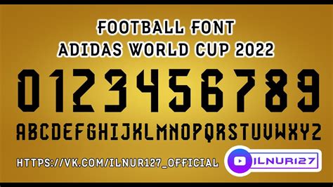 adidas world cup 2022 font download.